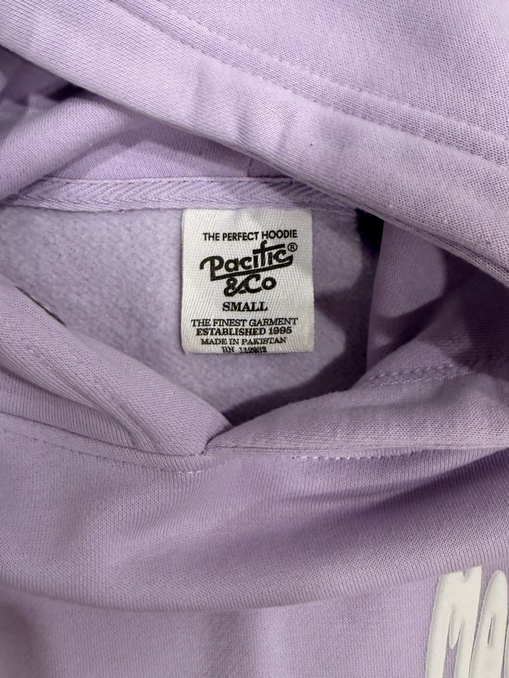 Mackinac Island Lavender Hooded Sweatshirt - Size S - Picture 3 of 7